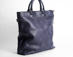 Handmade Leather Mens Tote Bag Cool Messenger Bag Tote Bag Handbag Shoulder Bag for men