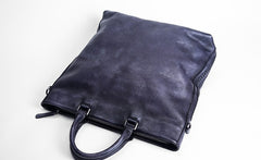 Handmade Leather Mens Tote Bag Cool Messenger Bag Tote Bag Handbag Shoulder Bag for men