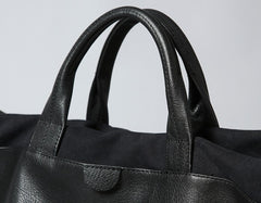 Handmade Leather Mens Tote Bag Cool Messenger Bag Tote Bag Handbag Shoulder Bag for men