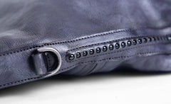 Handmade Leather Mens Tote Bag Cool Messenger Bag Tote Bag Handbag Shoulder Bag for men