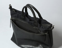 Handmade Leather Mens Tote Bag Cool Messenger Bag Tote Bag Handbag Shoulder Bag for men