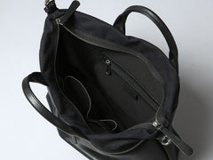 Handmade Leather Mens Tote Bag Cool Messenger Bag Tote Bag Handbag Shoulder Bag for men