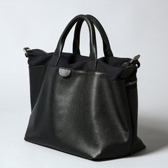 Handmade Leather Mens Tote Bag Cool Messenger Bag Tote Bag Handbag Shoulder Bag for men