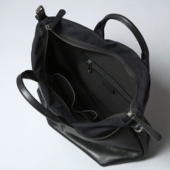 Handmade Leather Mens Tote Bag Cool Messenger Bag Tote Bag Handbag Shoulder Bag for men