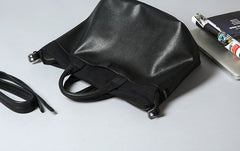 Handmade Leather Mens Tote Bag Cool Messenger Bag Tote Bag Handbag Shoulder Bag for men