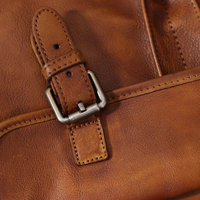 Handmade Vintage Leather Mens Cool Shoulder Bag Messenger Bag