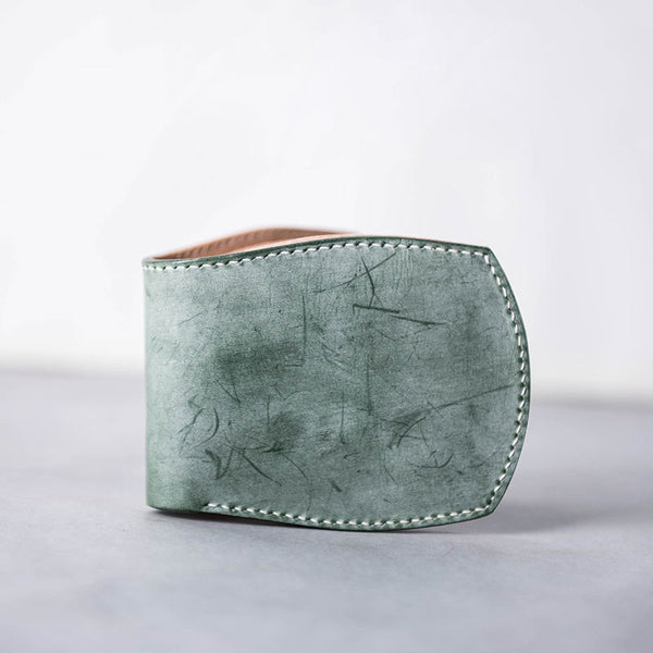 Handmade Vintage Leather Mens Small Wallet Bifold Wallet for Men - iwalletsmen