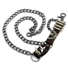 Badass Biker Heavy Metal Double Pants Chain Wallet Chain Motorcycle Punk Chain For Men - iwalletsmen