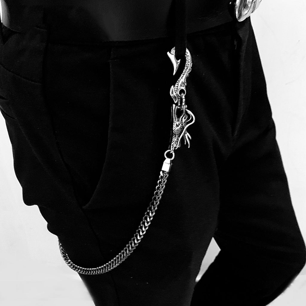 Sterling Silver Gothic Wallet Chain