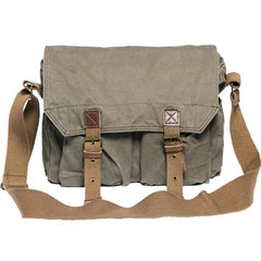 Green Canvas Messenger Bag Army Green Canvas Shoulder Bag Mens Cycling Bag For Men - iwalletsmen
