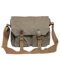 Blue Canvas Messenger Bag Blue Canvas Shoulder Bag Mens Cycling Bag For Men - iwalletsmen