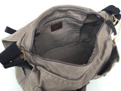 Green Canvas Messenger Bag Army Green Canvas Shoulder Bag Mens Cycling Bag For Men - iwalletsmen