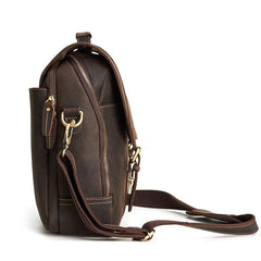 LEATHER MENS BRIEFCASE MESSENGER BAG WORK BAG Handbag FOR MEN - iwalletsmen