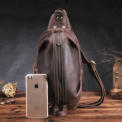 COOL LEATHER MENS SLING BAG SLING Shoulder BAG Chest Bags FOR MEN - iwalletsmen