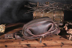 COOL LEATHER MENS SLING BAG SLING Shoulder BAG Chest Bags FOR MEN - iwalletsmen