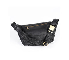 Coffee Leather Mens Fanny Packs Barrel Large Capacity Bum Bags Cool Waist Bag for Men