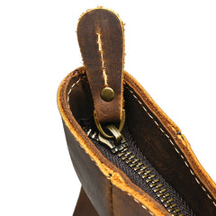 Large Leather Mens Travel Backpack Laptop Backpack Leather Rollup Backpack For Men