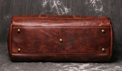 Large Leather Mens Weekender Bag Brown Duffle Bag Overnight Bag Travel Bag for Men