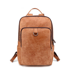 Vintage Brown Leather Men's Backpack School Backpack College Backpack For Men - iwalletsmen
