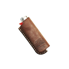 Leather Bic Lighter Case Leather Cricket Lighter Holder Leather Lighter Covers For Men - iwalletsmen