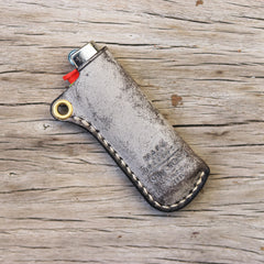 leather bic lighter case​ Leather Bic Lighter Case Handmade Bic Lighter Cases with Lanyard Bic Leather Lighter Case