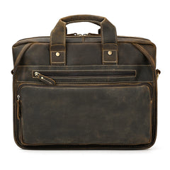 Leather Mens Briefcase Vintage Work Briefcase Business Briefcase Laptop Briefcase For Men