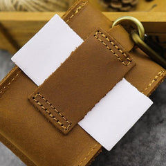 Leather Mens Cigarette Cases with Lighter Holder With Belt Loop Cigarette Holder For Men - iwalletsmen