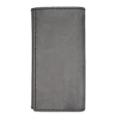 Mens Leather Trifold Long Wallet Lots Cards Handmade Checkbook Long Wallet for Men - iwalletsmen