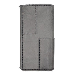 Leather Mens Trifold Long Wallet Handmade Lots Cards Checkbook Long Wallet for Men - iwalletsmen