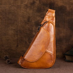 Leather Sling Bag For Men 