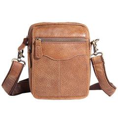 Leather Belt Pouch Mens Small Cases Waist Bag Hip Pack Fanny Pack for Men