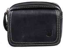 Leather Belt Pouch Mens Small Waist Cases Waist Bag for Men