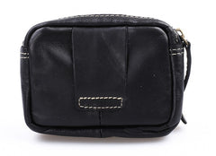 Leather Belt Pouch Mens Small Waist Cases Waist Bag for Men