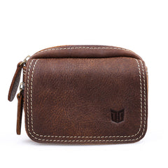 Leather Belt Pouch Mens Small Waist Cases Waist Bag for Men