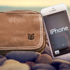 Leather Belt Pouch Mens Small Waist Cases Waist Bag for Men
