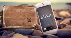 Leather Belt Pouch Mens Small Waist Cases Waist Bag for Men
