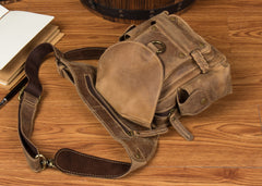 Leather Belt Pouch Mens Waist Bag Bet Tool Bag BUMBAG for Men