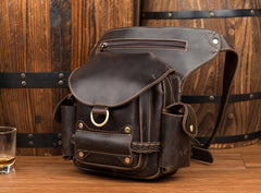 Leather Belt Pouch Mens Waist Bag Bet Tool Bag BUMBAG for Men
