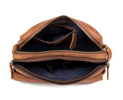 Leather Belt Pouch Mens Waist Bag Shoulder Bag for Men