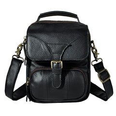 Leather Belt Pouch Mens Waist Bag Shoulder Bag for Men