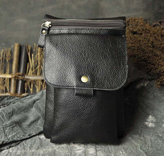 Leather Belt Pouch Mens Waist Bag Shoulder Bag for Men