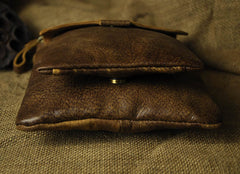 Leather Belt Pouch Mens Waist Bag Shoulder Bag for Men