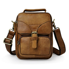 Leather Belt Pouch Mens Waist Bag Shoulder Bag for Men