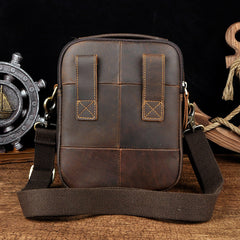 Leather Belt Pouch Mens Waist Bag Shoulder Bag for Men