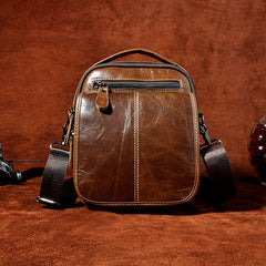 Leather Belt Pouch Mens Waist Bag Shoulder Bag for Men