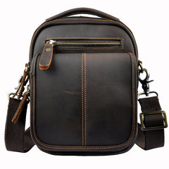 Leather Belt Pouch Mens Waist Bag Shoulder Bag for Men