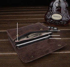 Leather Belt Pouch Mens Waist Bag Small Case for Men