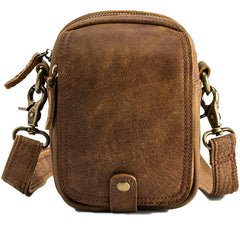 Leather Belt Pouch Phone Cases Mens Waist Bag Shoulder Bag for Men - iwalletsmen