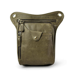 Leather Belt Pouch for Men Leg Drop Bags waist BAGs Shoulder Bag For Men - iwalletsmen