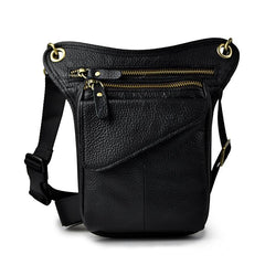 Leather Belt Pouch for Men Leg Drop Bags waist BAGs Shoulder Bag For Men - iwalletsmen
